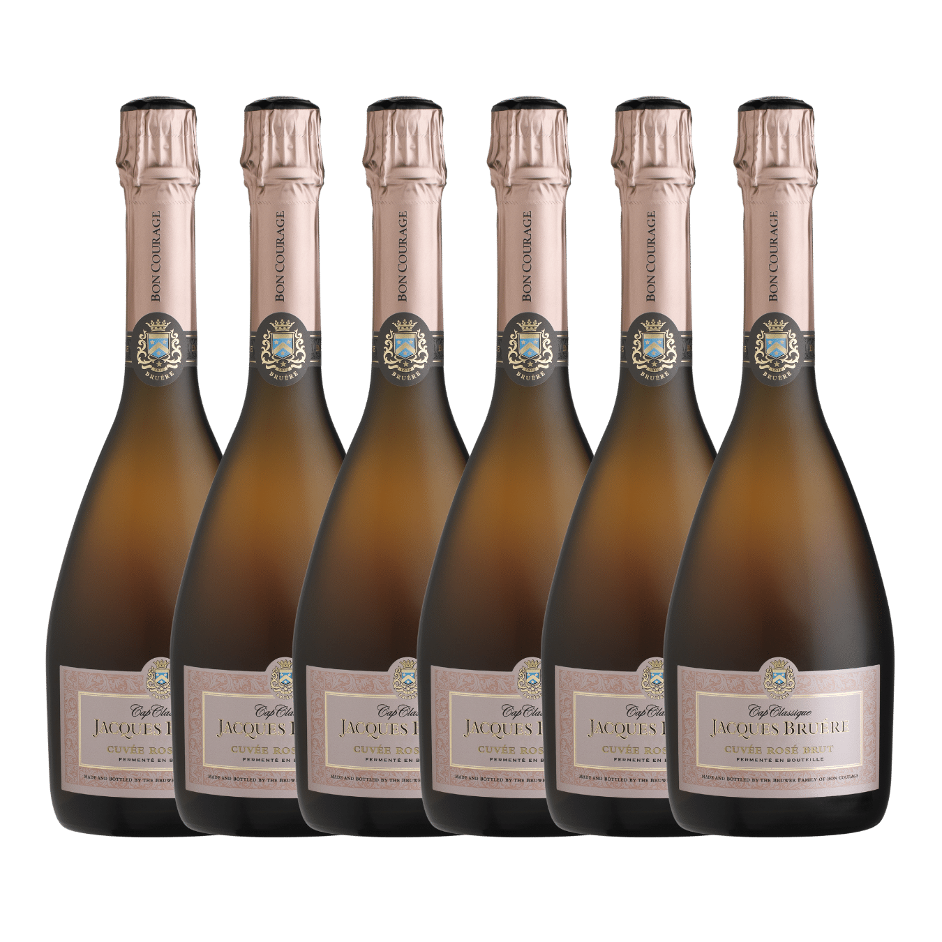 Jacques Bruére Cap Classique Brut Reserve Case of 6 bottles