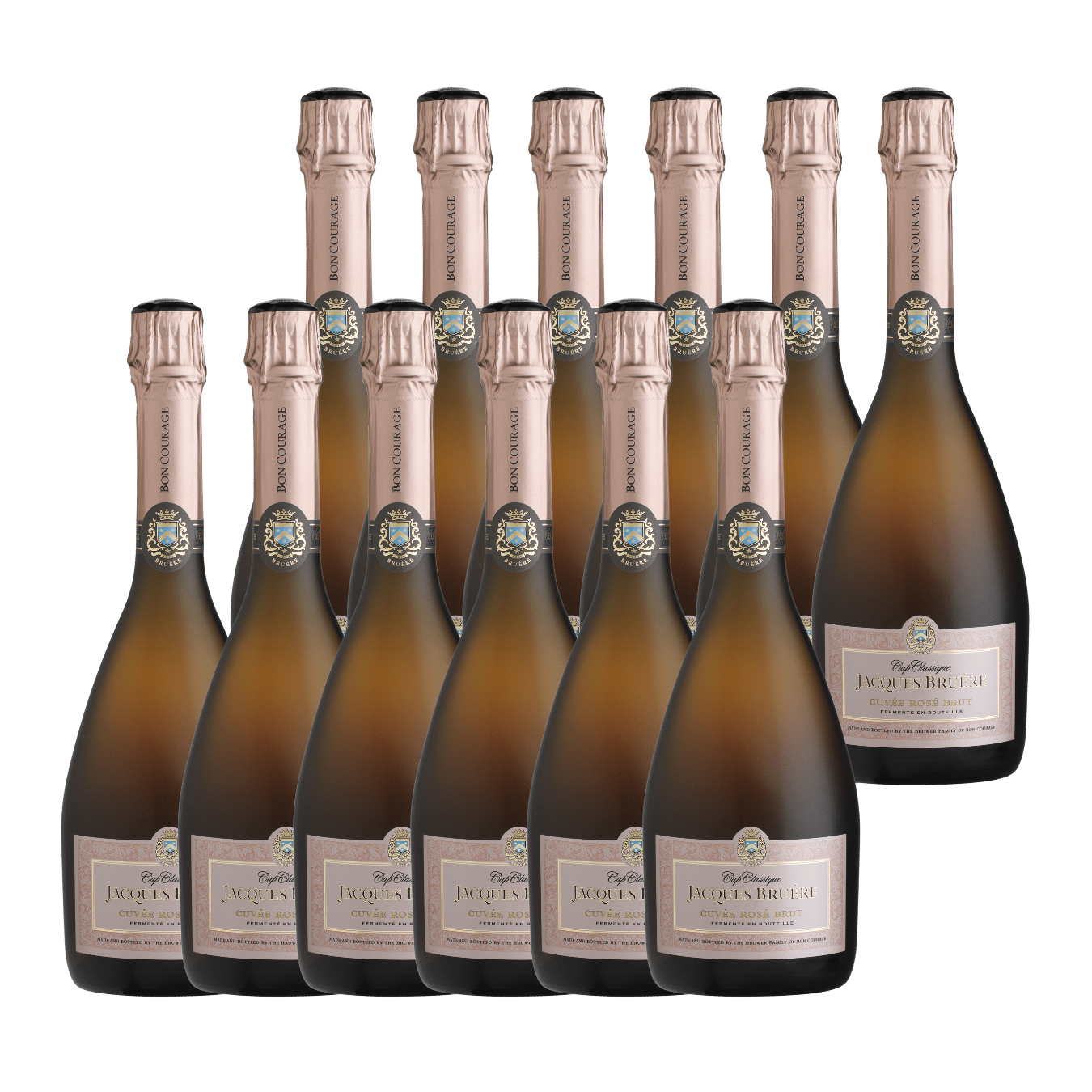 Jacques Bruére Cap Classique Brut Reserve Case of 6 bottles